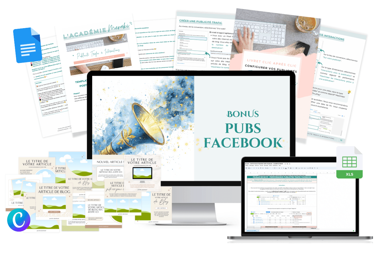 Pack Facebook Ads - Formation 3 en 1